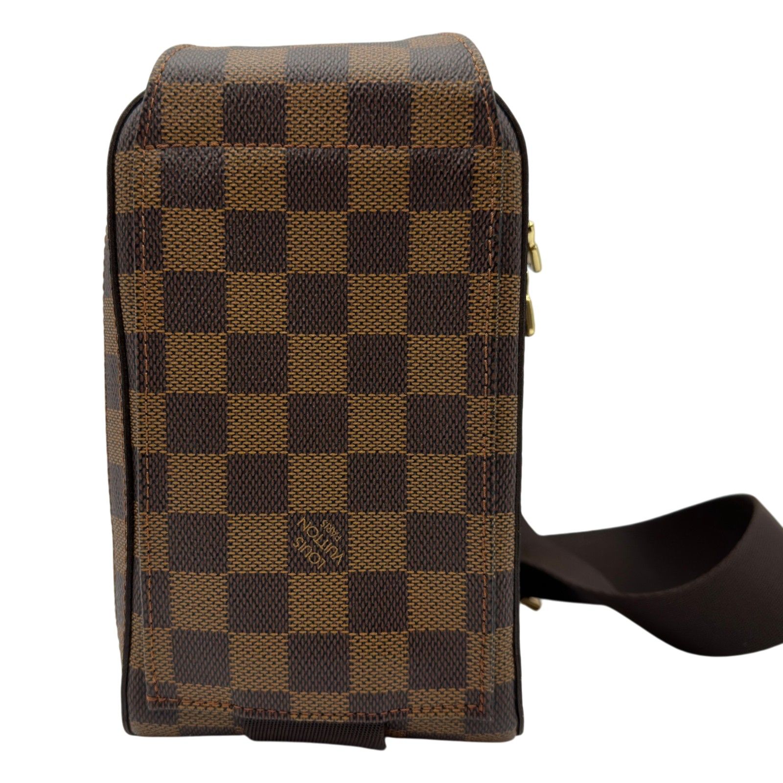 ルイ・ヴィトン LOUIS VUITTON ジェロニモス N51994 ブラウン ダミエ