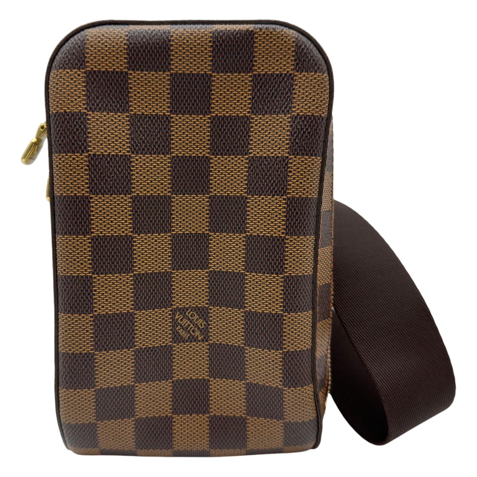 ルイ・ヴィトン LOUIS VUITTON ジェロニモス N51994 ブラウン ダミエ