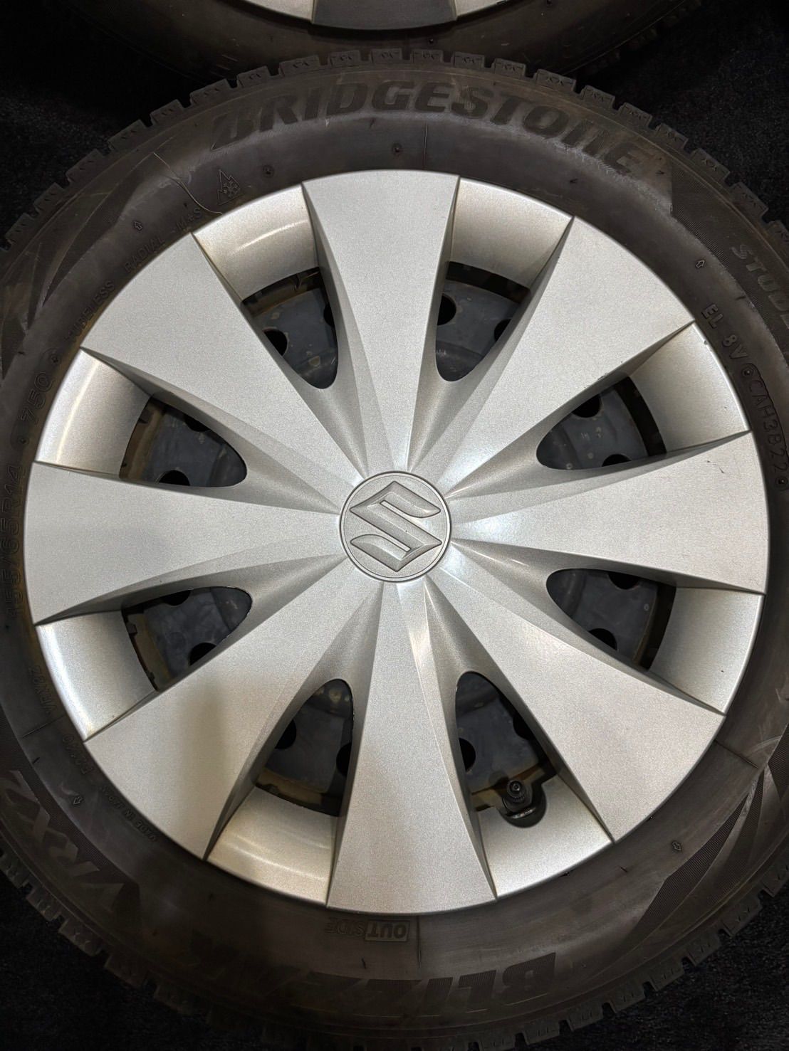 ☆155/65R14 BRIDGESTONE/VRX2 22年製 スズキ 純正 スチール 14インチ