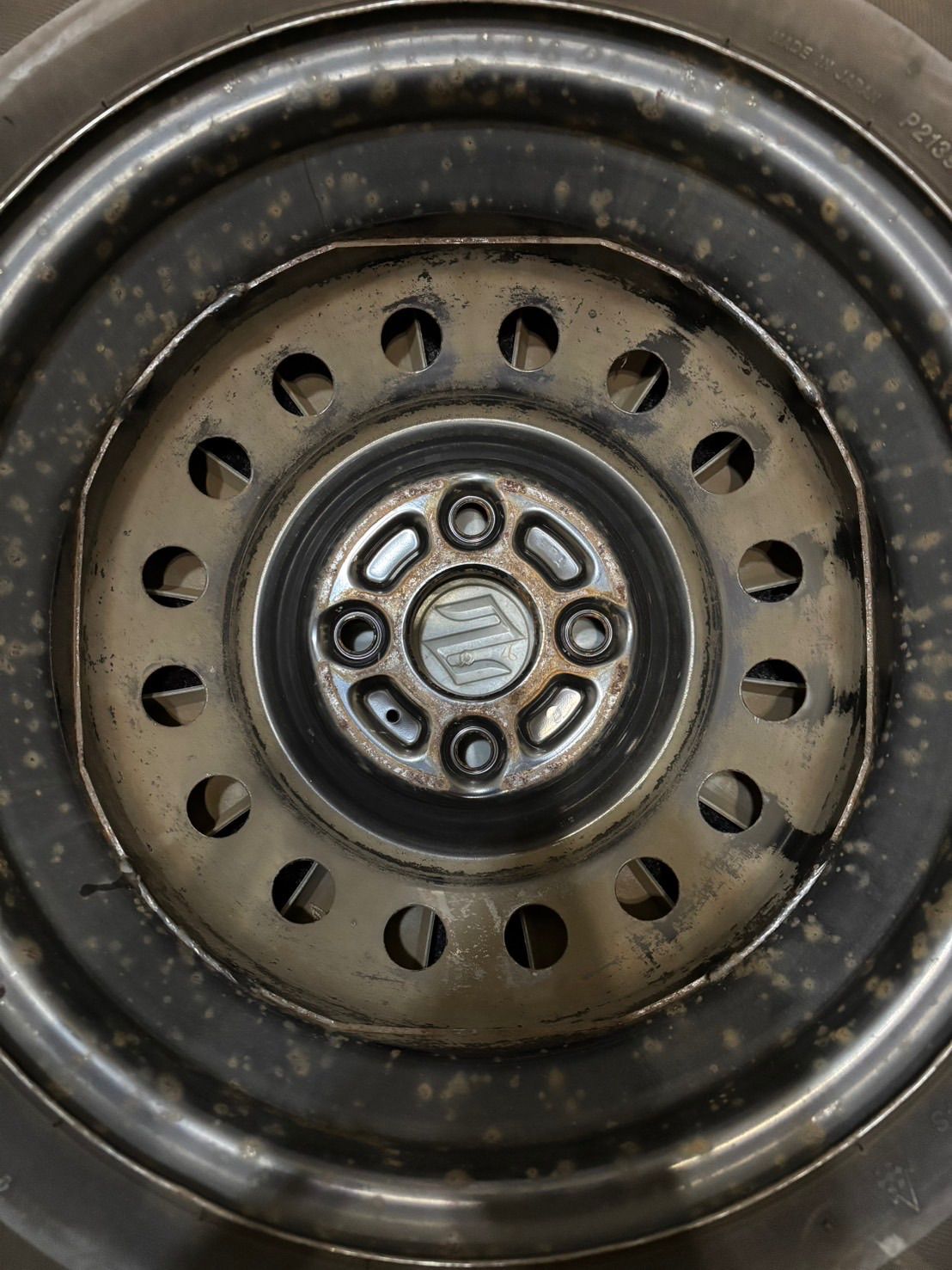 ☆155/65R14 BRIDGESTONE/VRX2 22年製 スズキ 純正 スチール 14インチ
