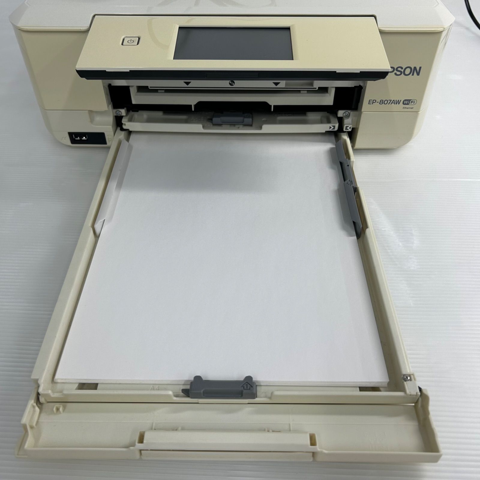 ☆インクジェットプリンター ☆EPSON EP-807AW C491J ホワイト 2014年