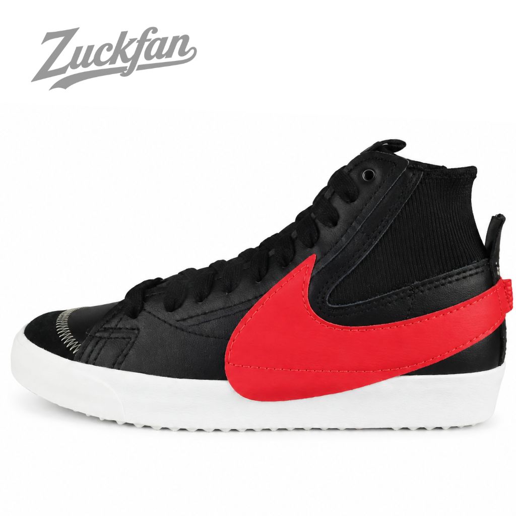 NIKE BLAZER MID 77 JUMBO ナイキ ブレイザー ミッドカット 77 ジャンボ ブラック 黒 レッド 赤 ホワイト 白 26cm メンズ スニーカー U11222