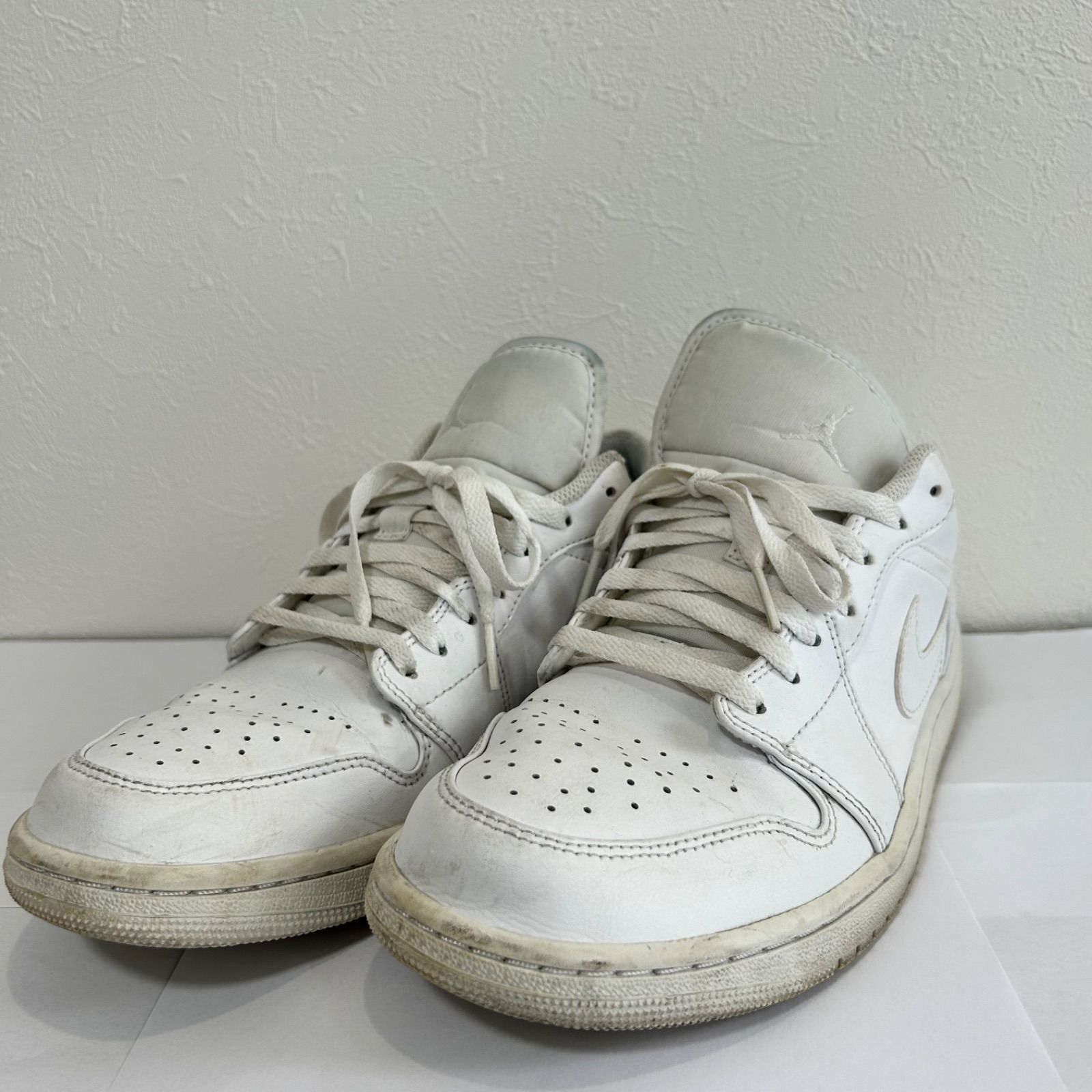NIKE Air Jordan 1 Low Triple White 28cm 白スニーカー オール 