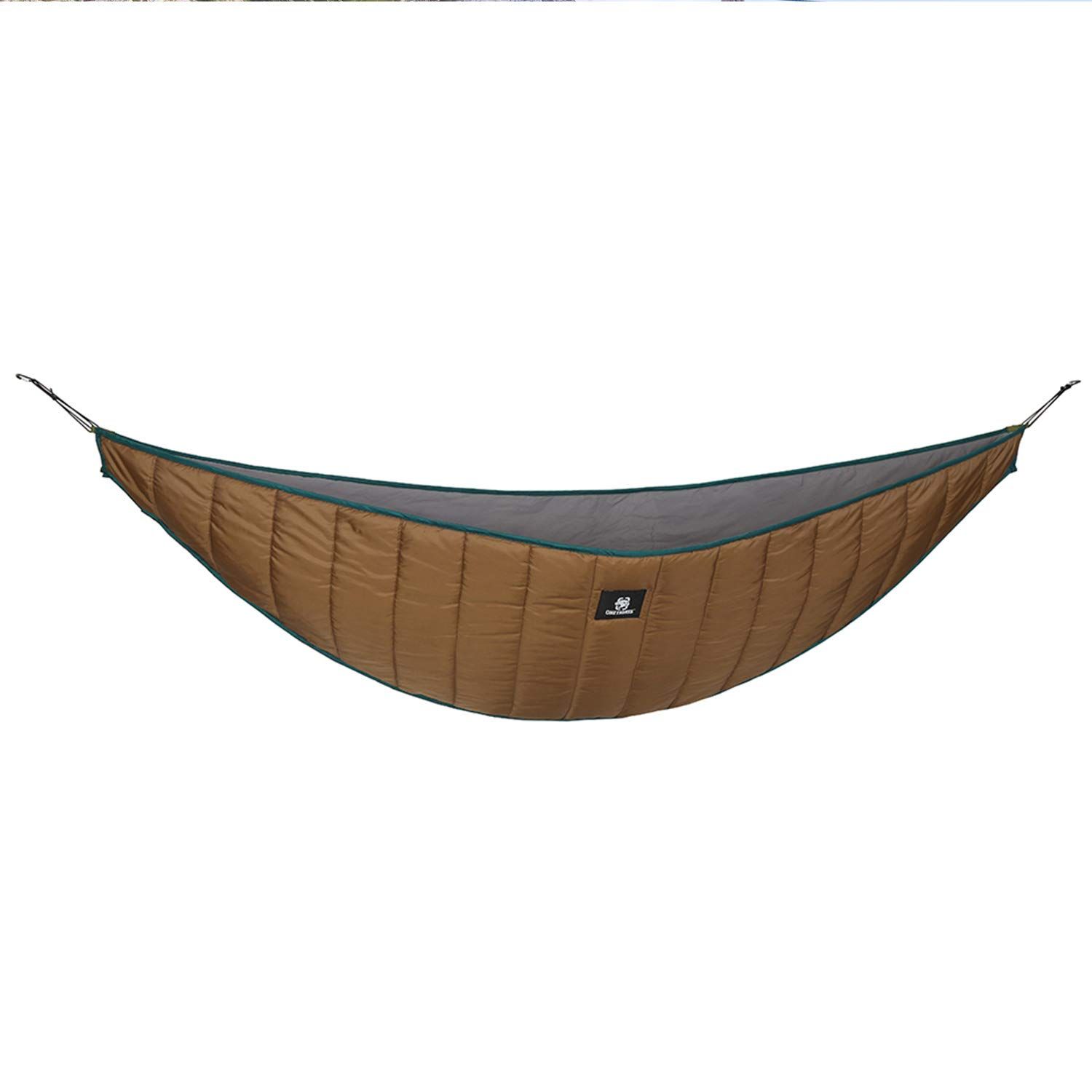【新品】OneTigris Hideoutハンモックアンダーキルト ハンモックに取り付け 軽量 キャンプ 旅行 収納袋付き (ブラウン) c9af034f