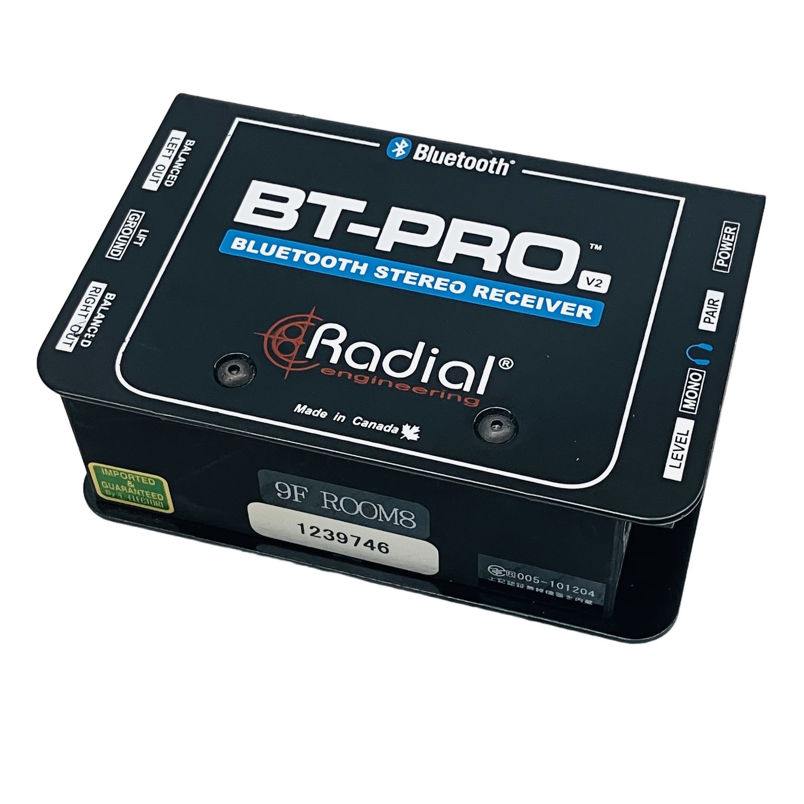 RADIAL BT-Pro V2 ステレオダイレクトボックス Bluetooth対応 ラジアル ワイヤレス レシーバー 中古 C11255098
