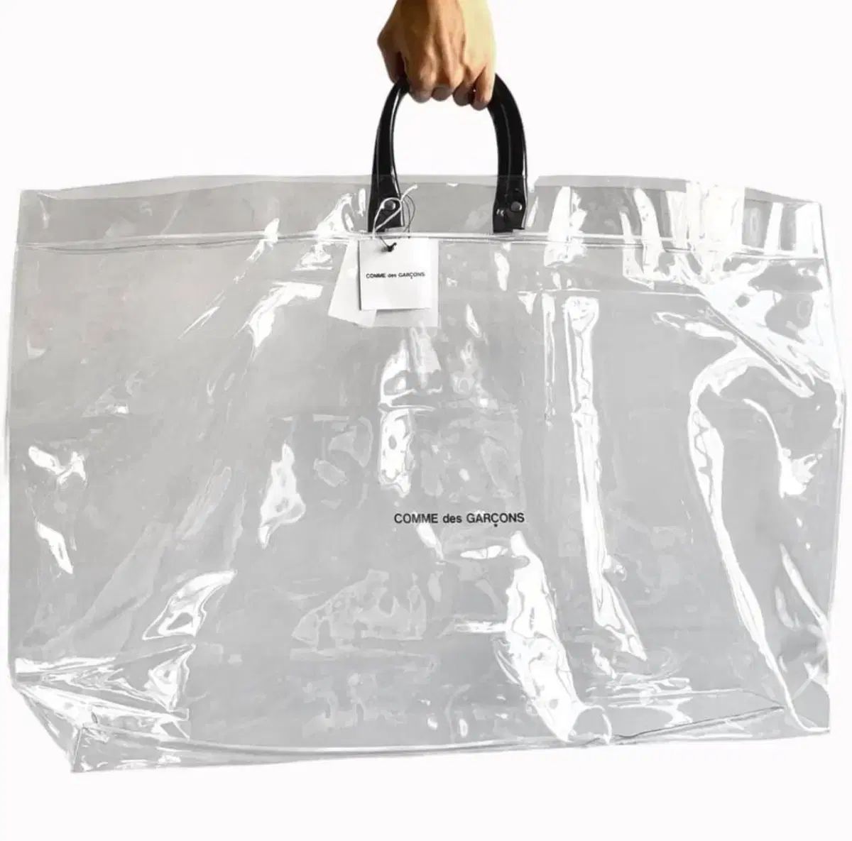 (新品) コム・デ・ギャルソン PVCクリア トートバッグ Comme des