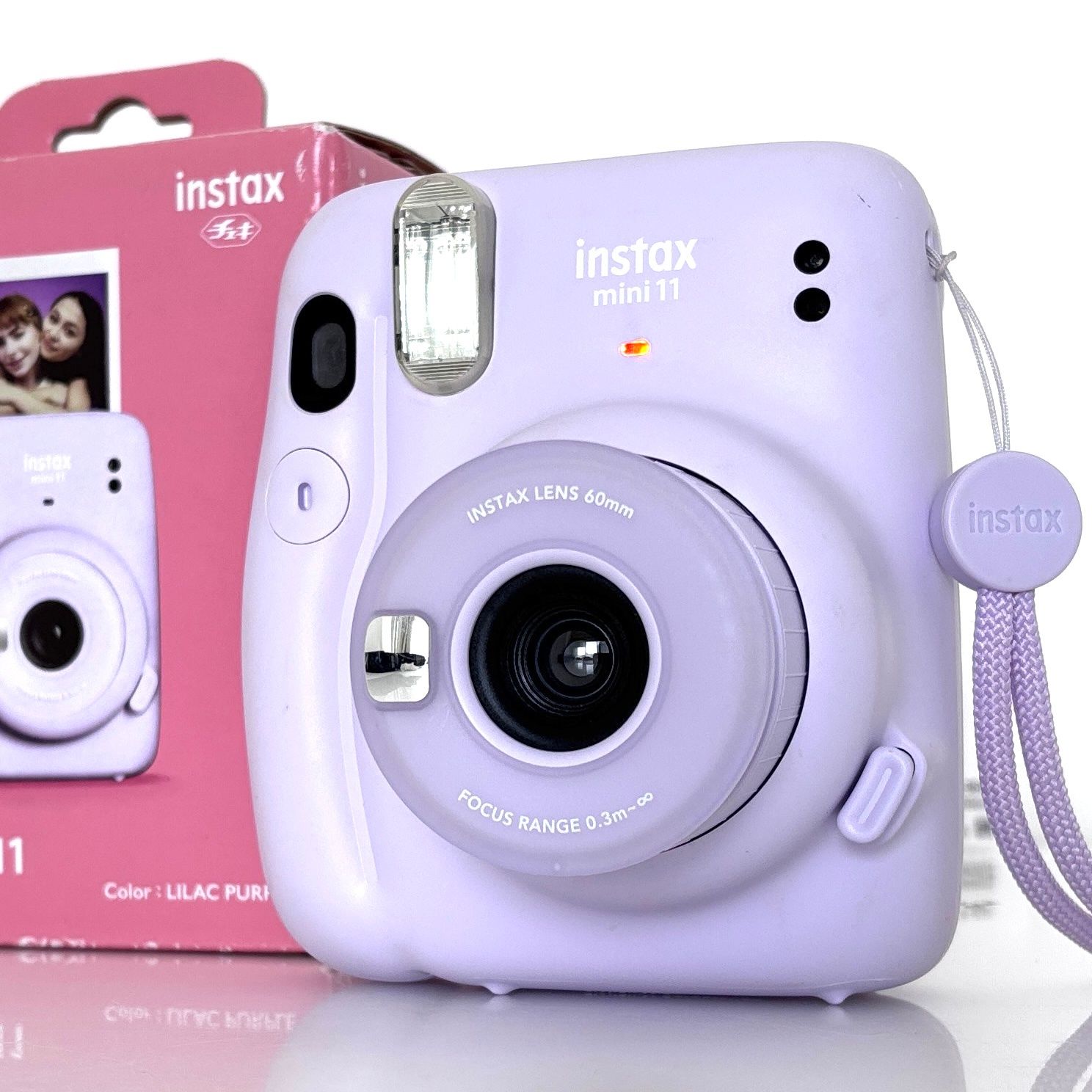 【フジフイルム】FUJIFILM instax mini 11 60mm チェキ カメラ #T155