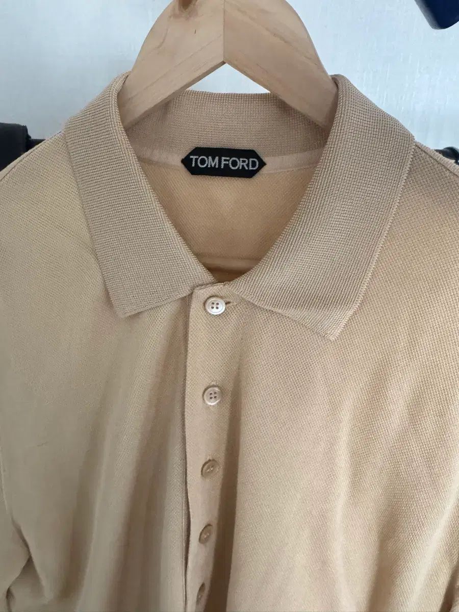 TOM FORD SS23 長袖 ポロ / JMV003S23 / JB251