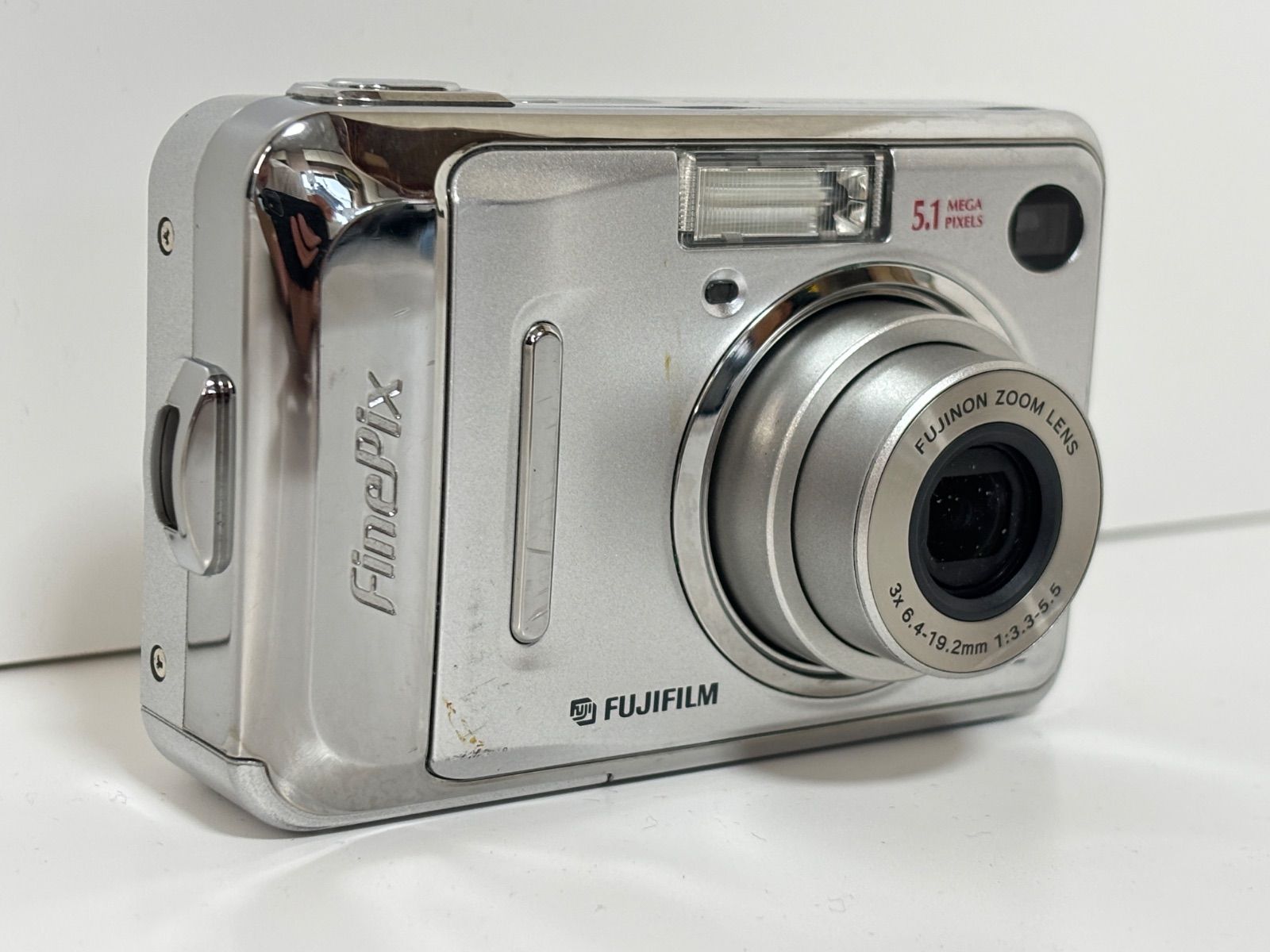 FUJIFILM FinePix A500 デジタルカメラ コンデジ シルバー 動作確認