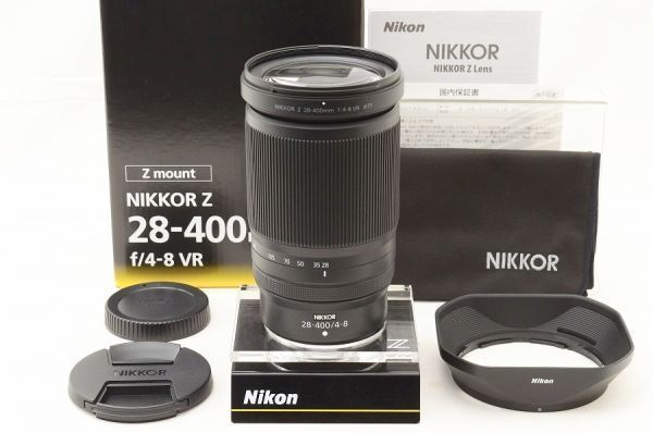 ☆極上美品☆ Nikon ニコン NIKKOR Z 28-400mm F4-8 VR 元箱 付属品 ♯26051103