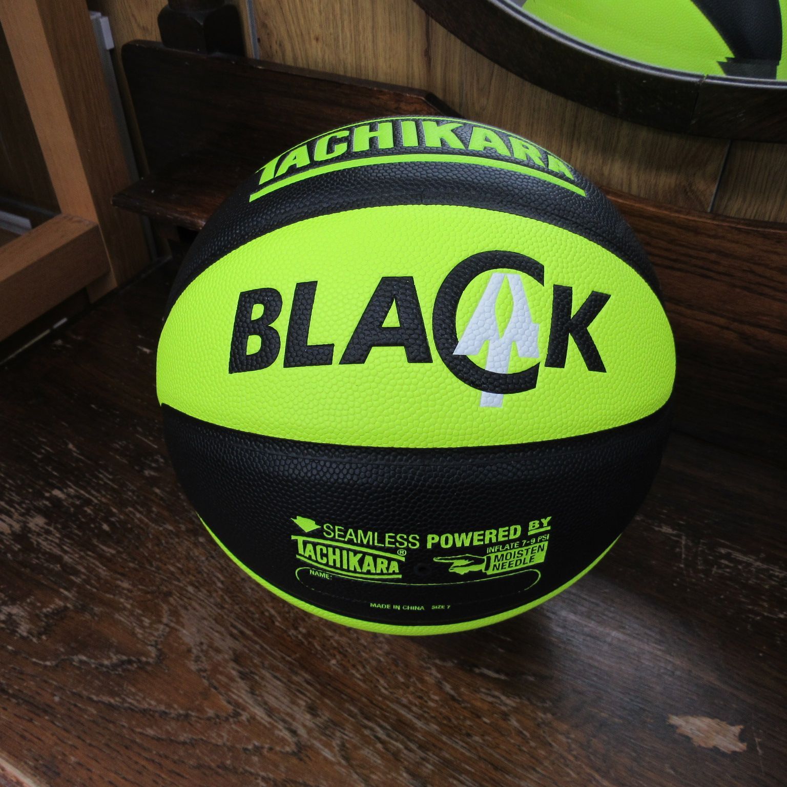 TACHIKARA タチカラ BLACK バスケットボール 7号球 使用感少ない美品 