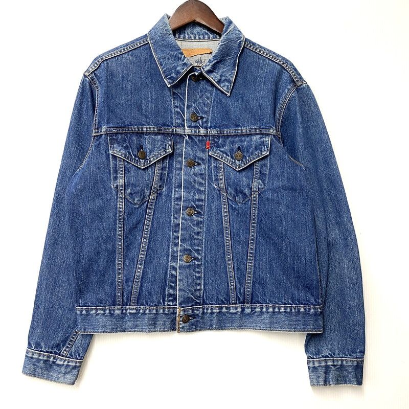 【中古品】 Levi's リーバイス 4TH TRACKER JACKET トラッカージャケット 刻印52 サークルRタブ 黒カン アウター 【146-260516-as-02-izu】
