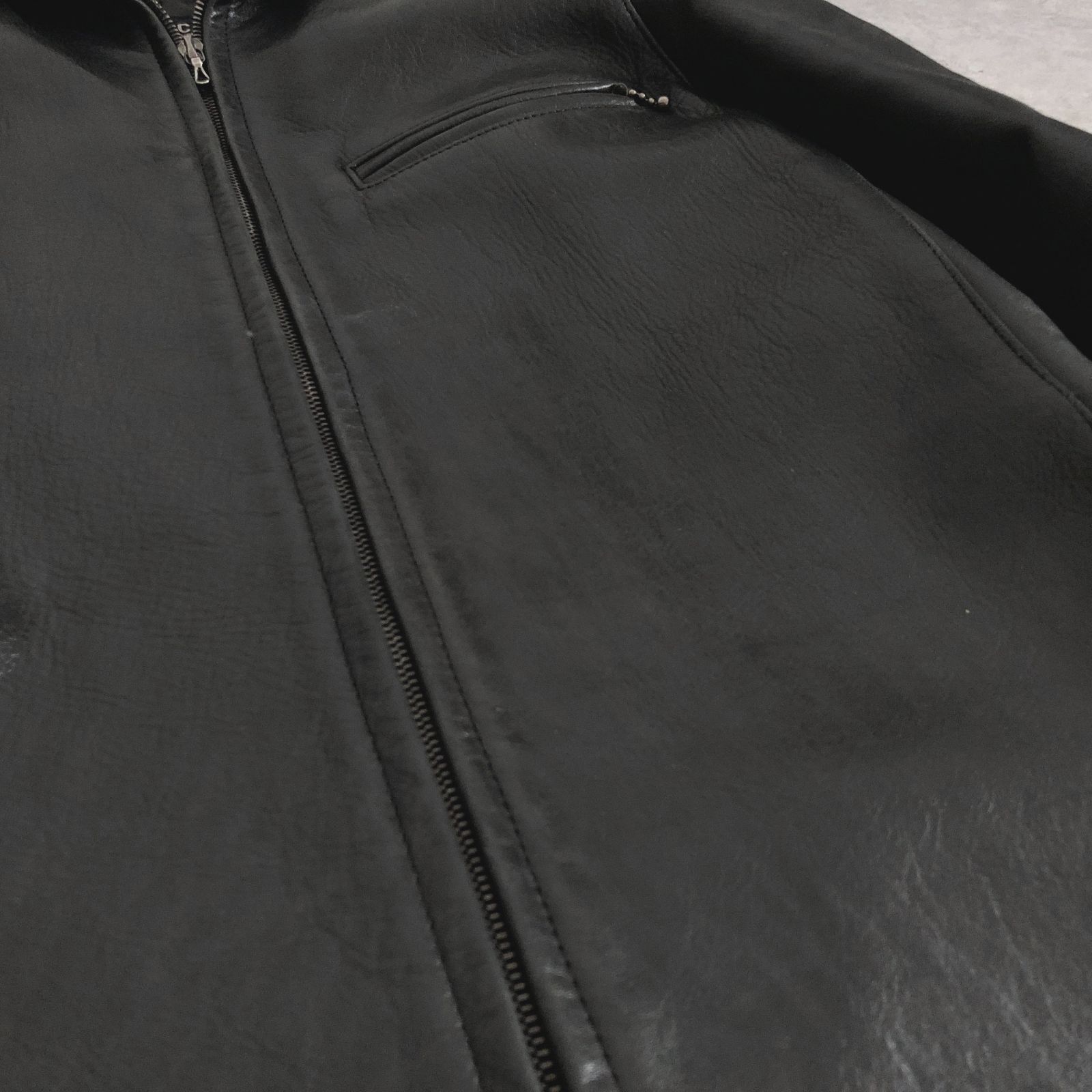 A.P.C. 上質ホースレザー 馬革 スポーツ ジャケット ブルゾン