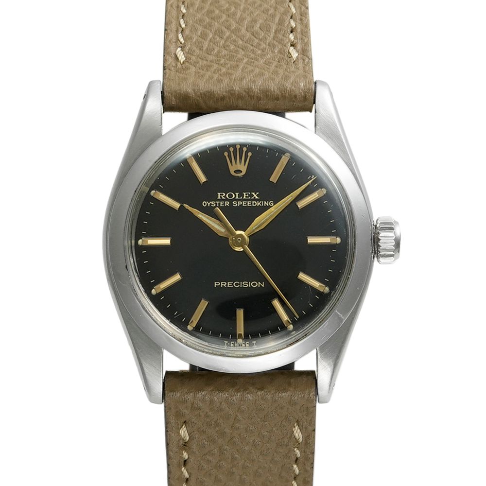 ROLEX スピードキング ミラーダイヤル 純正後年ダイヤル 1961年頃製造 Ref.6420 アンティーク品 メンズ 腕時計