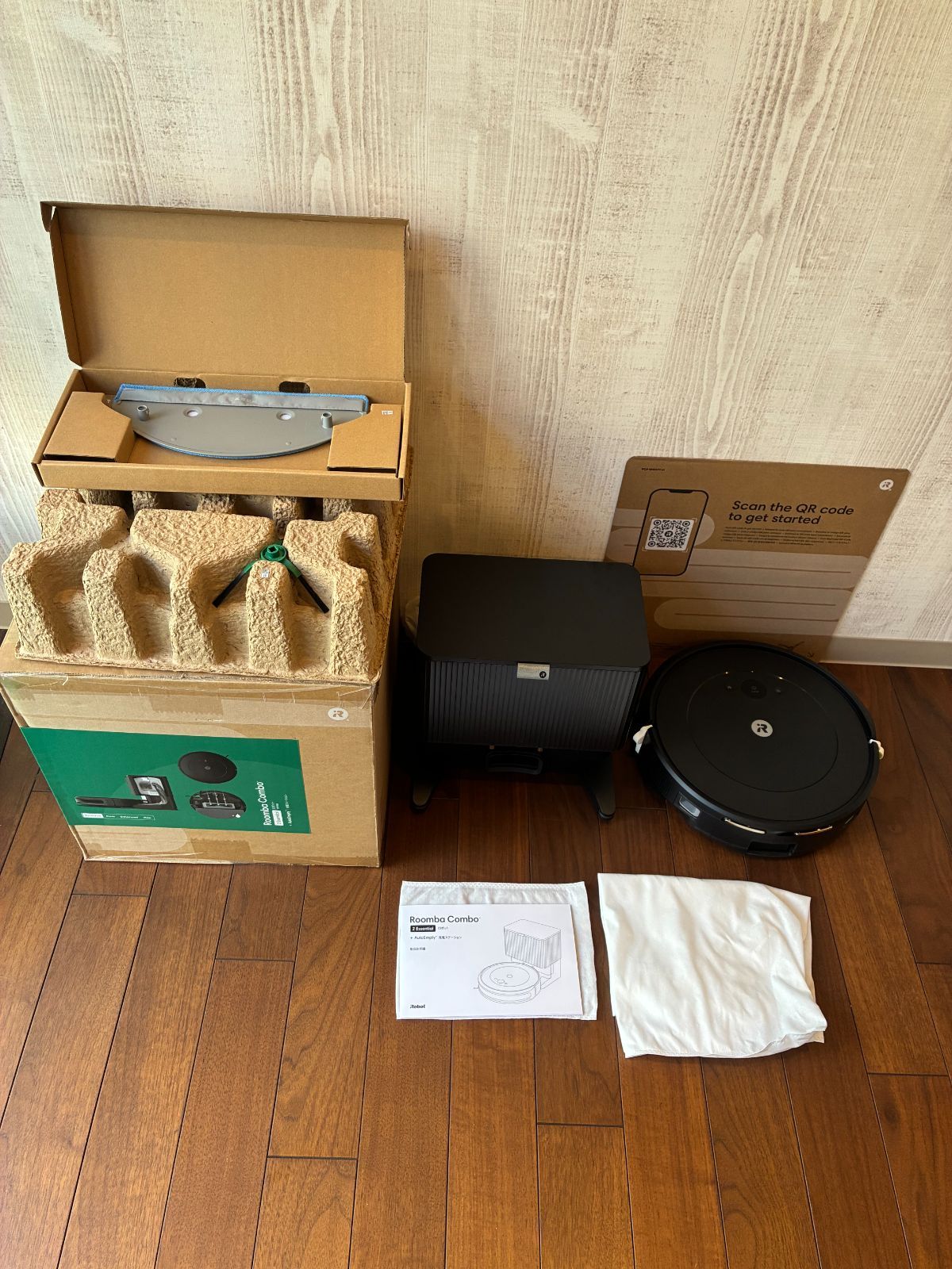 Roomba Combo ２Essential　ルンバ　アイロボット　コンボ　Y051060　未使用品　【11772】