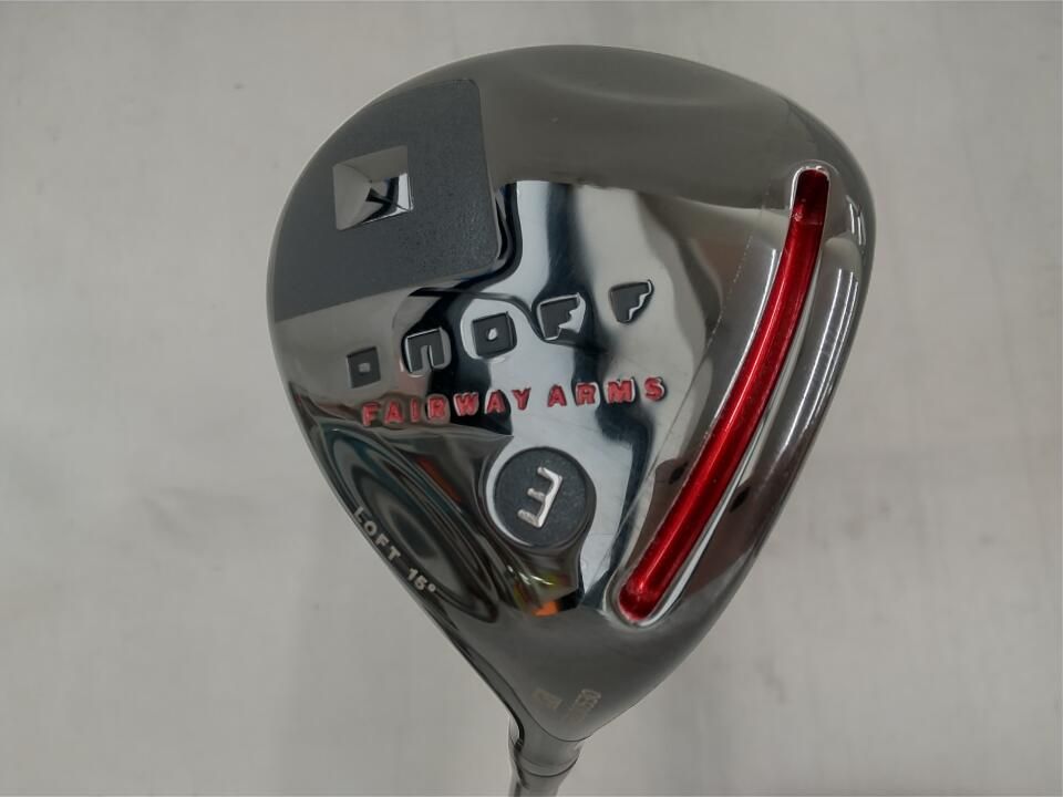 グローブライド　ONOFF FAIRWAY ARMS KURO 2017 (W3)　15度　SMOOTH KICK MP-617F　Sフレックス　フェアウェイウッド　中古　ゴルフドゥ！高知店【最短即日発送】