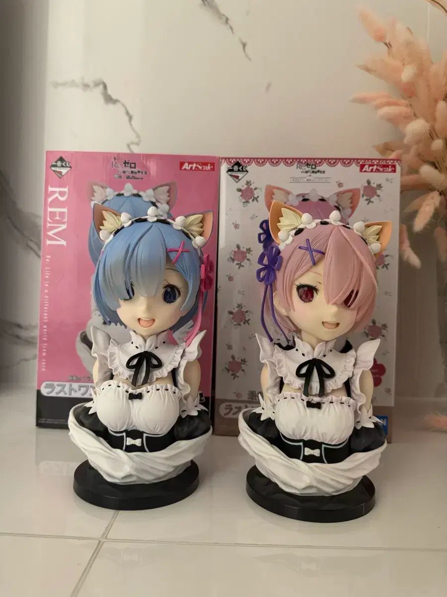 Re:ゼロから始める異世界生活 レム ラム ラストワン 胸像