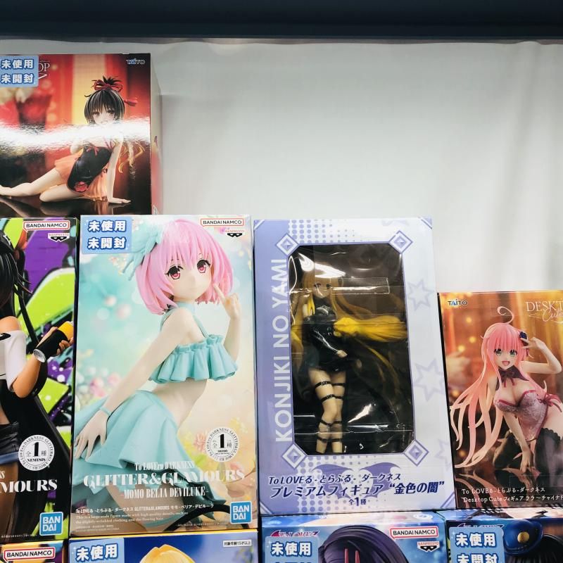 【中古】未開封･開封･箱イタミあり)19点セット To LOVEる プライズフィギュアまとめ 金色の闇 古手川唯 モモ ララ 美柑他[22][240022208688] 中古】未開封・開封・箱イタミあり)19点セット To LOVEる プライズ