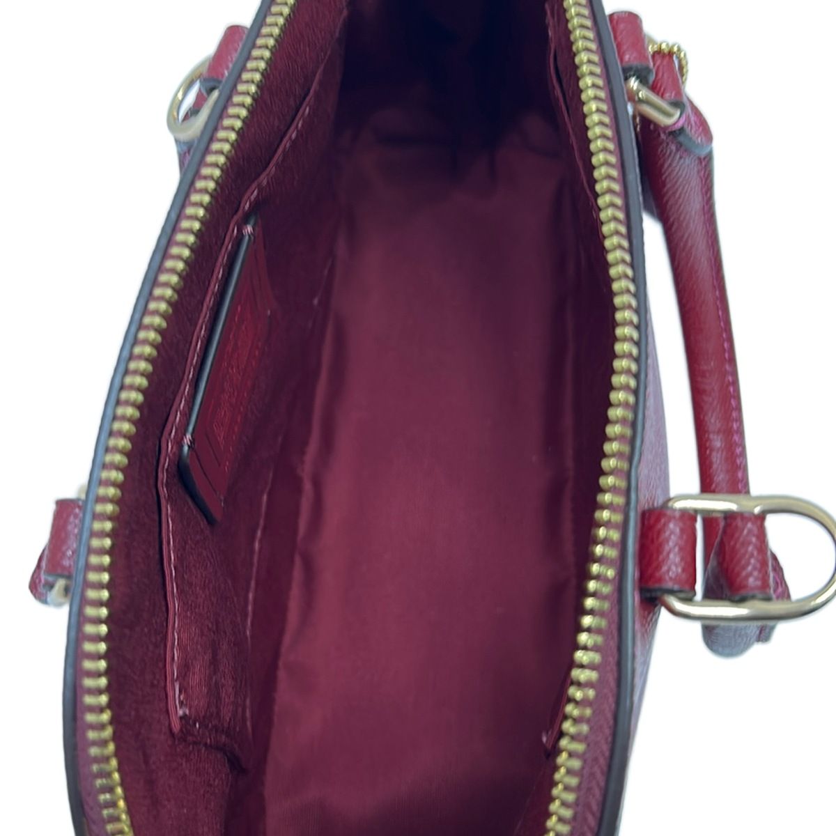 COACH(コーチ) ハンドバッグ - F27591 ボルドー レザー - メルカリ