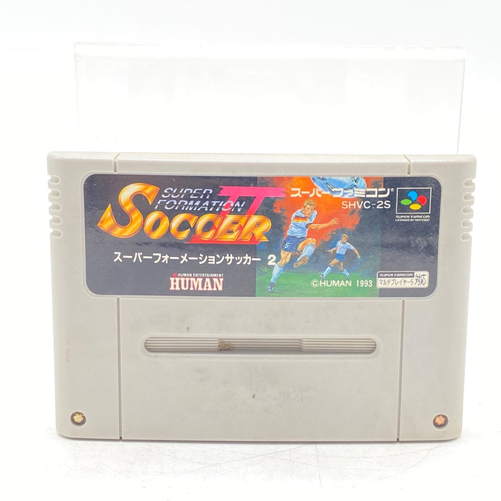 スーパーフォーメーションサッカーII スーパーファミコン ソフト 箱