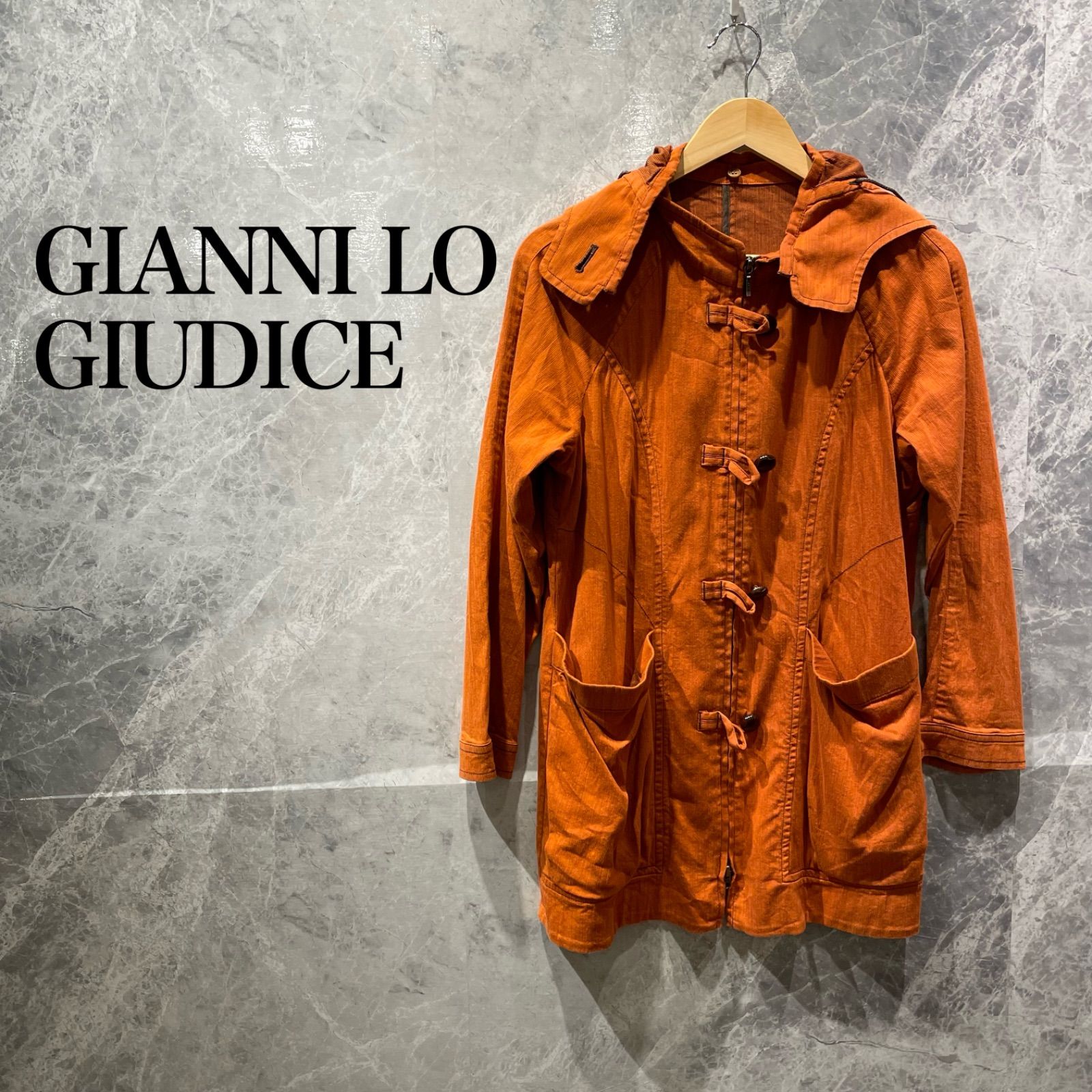 GIANNI LO GIUDICE レディース L オレンジ リネン 長袖シャツ