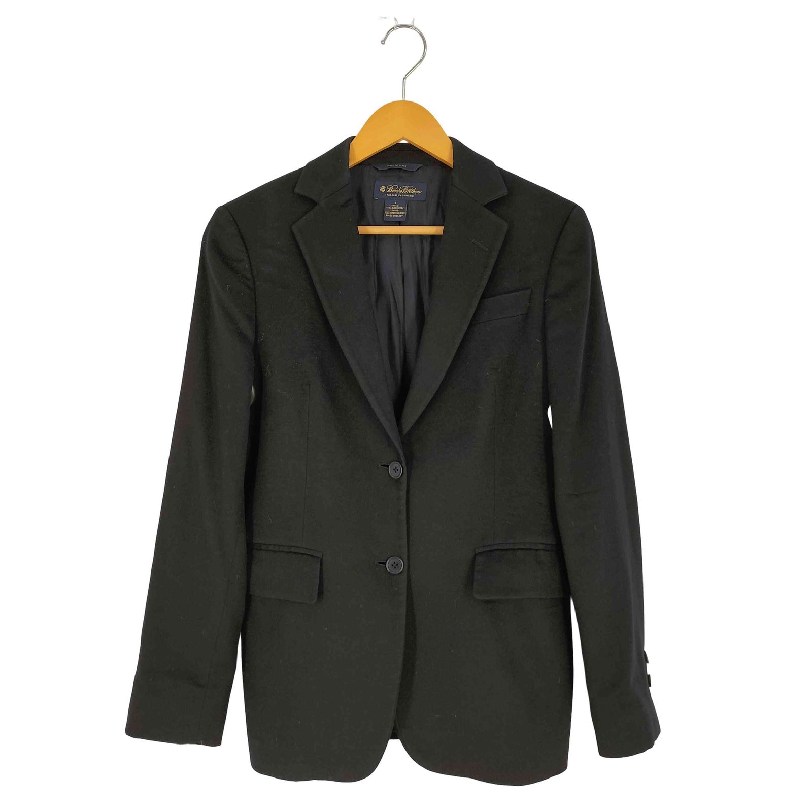 ブルックスブラザーズ BROOKS BROTHERS ITALIAN CASHMERE カシミヤ100％ 2B テーラードジャケット メンズ 4