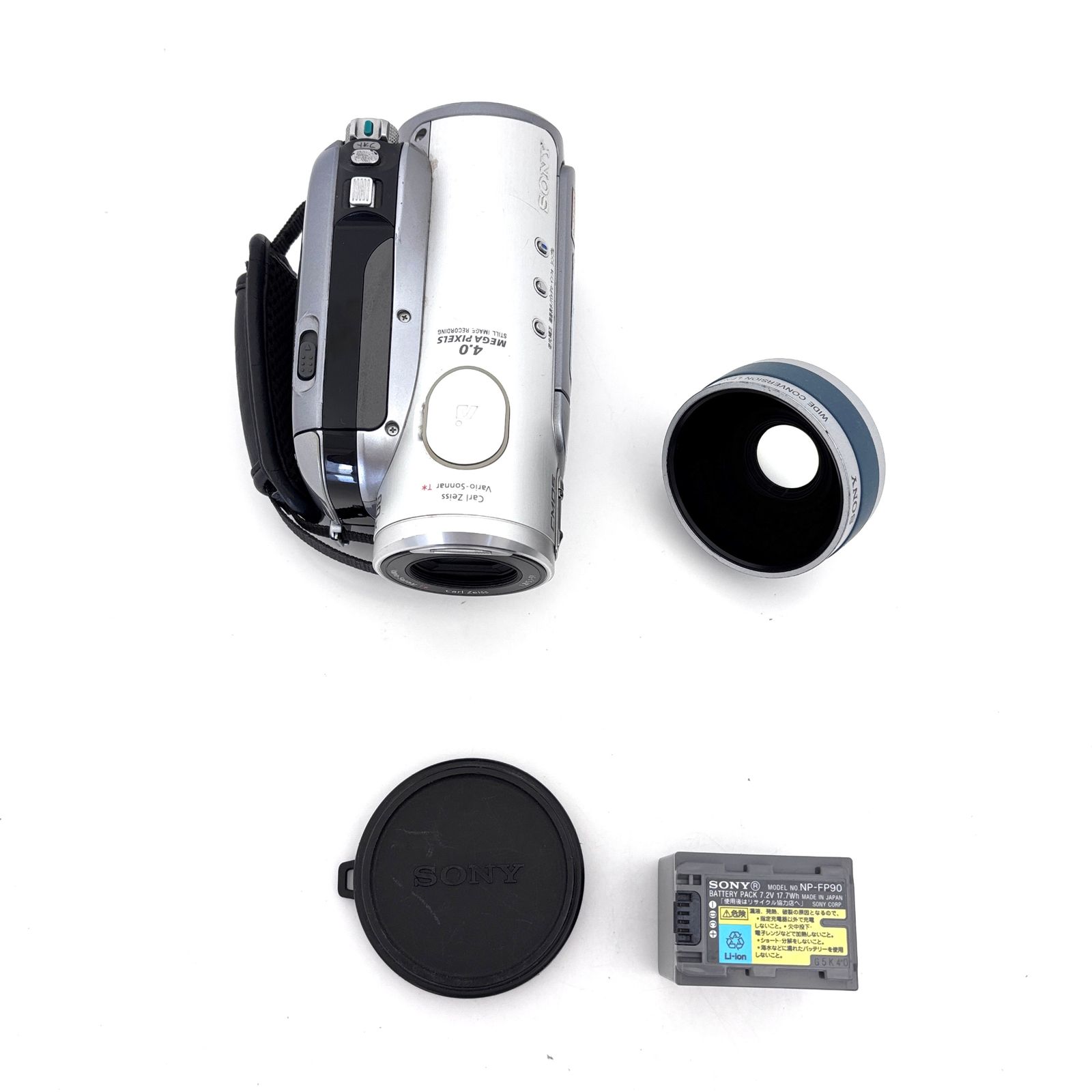 ソニー】SONY HDR-HC3 ビデオカメラ ワイドコンバージョンレンズ付