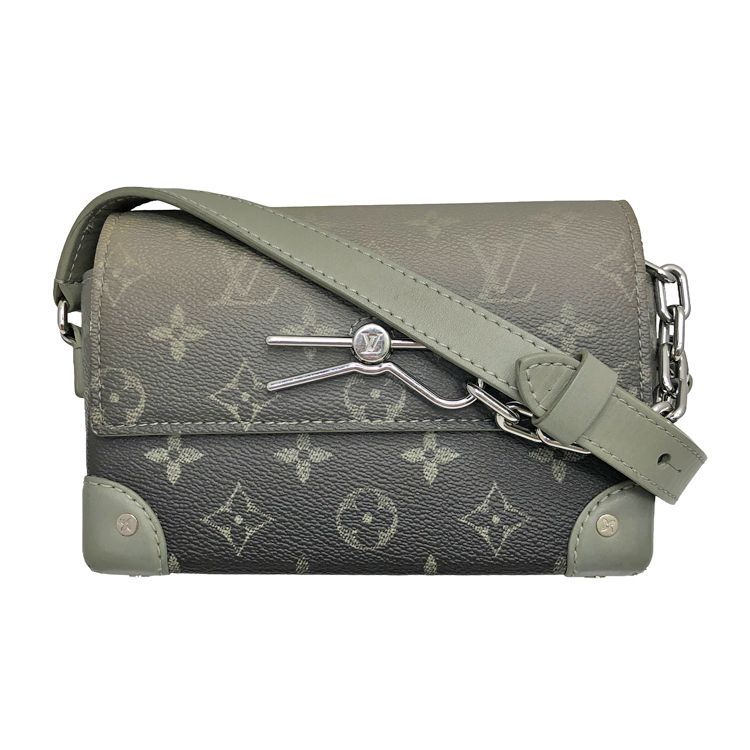 LOUIS VUITTON ルイヴィトン モノグラム・グラディエント スティーマー ウェアラブル ウォレット M11543 ショルダーバッグ カーキグリーン グラデーション シルバー金具