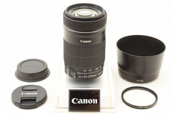 ☆極上美品☆ Canon キャノン EF-S 55-250mm F4-5.6 IS STM ♯26051503