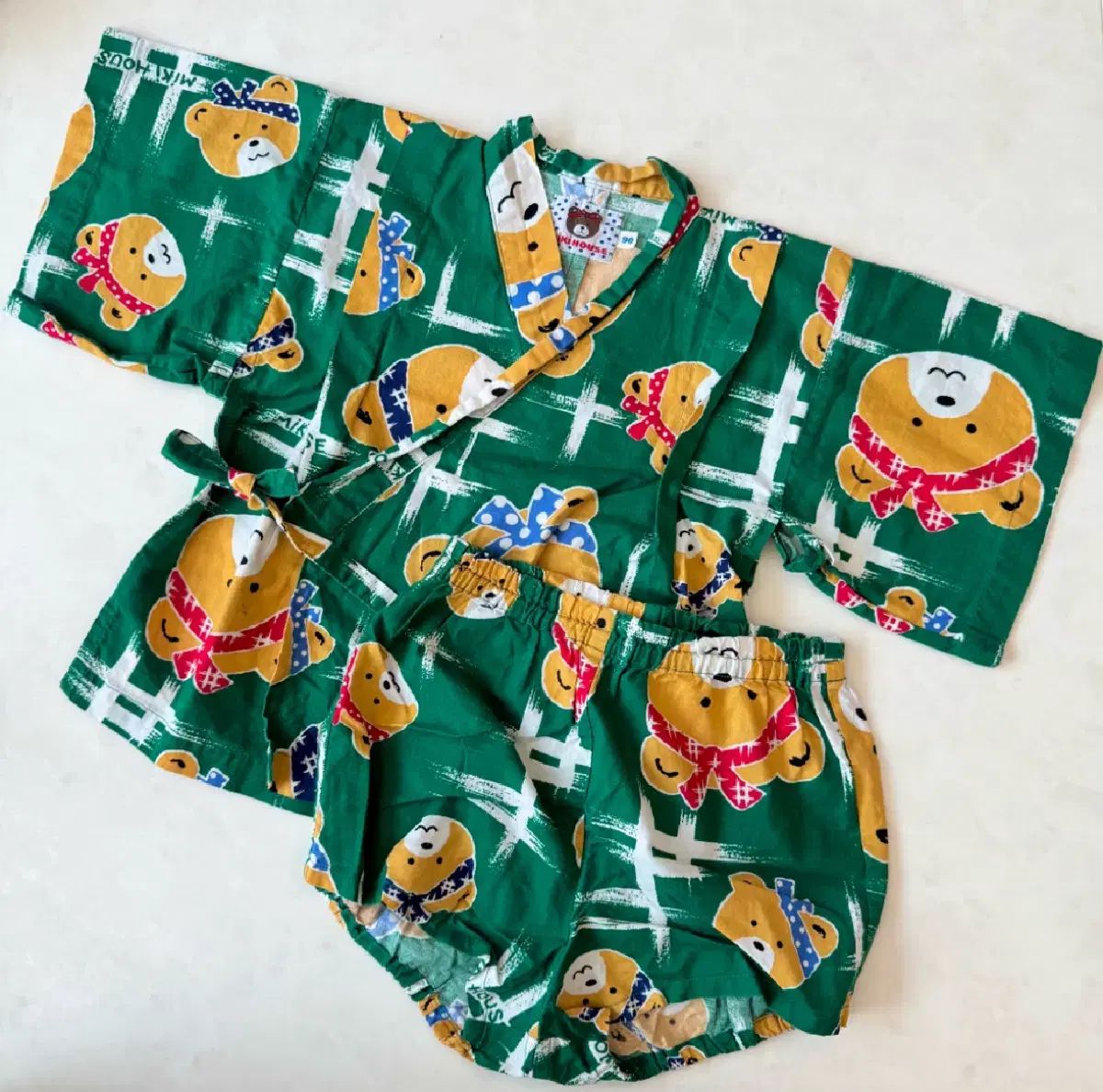 浴衣 ミキハウス 甚平 男の子 女の子 mikihouse セットアップ くま 