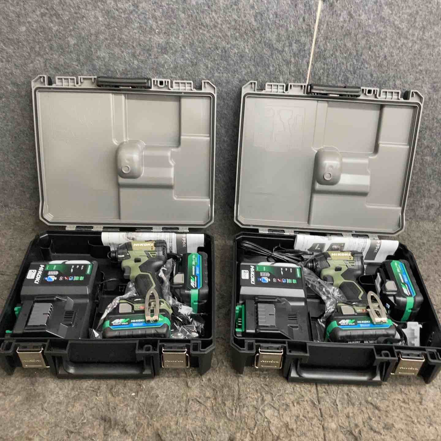 ハイコーキ(HIKOKI ) コードレスインパクトドライバー フォレストグリーン WH36DD(2XHGSZ) 2台まとめ売り【鴻巣店】