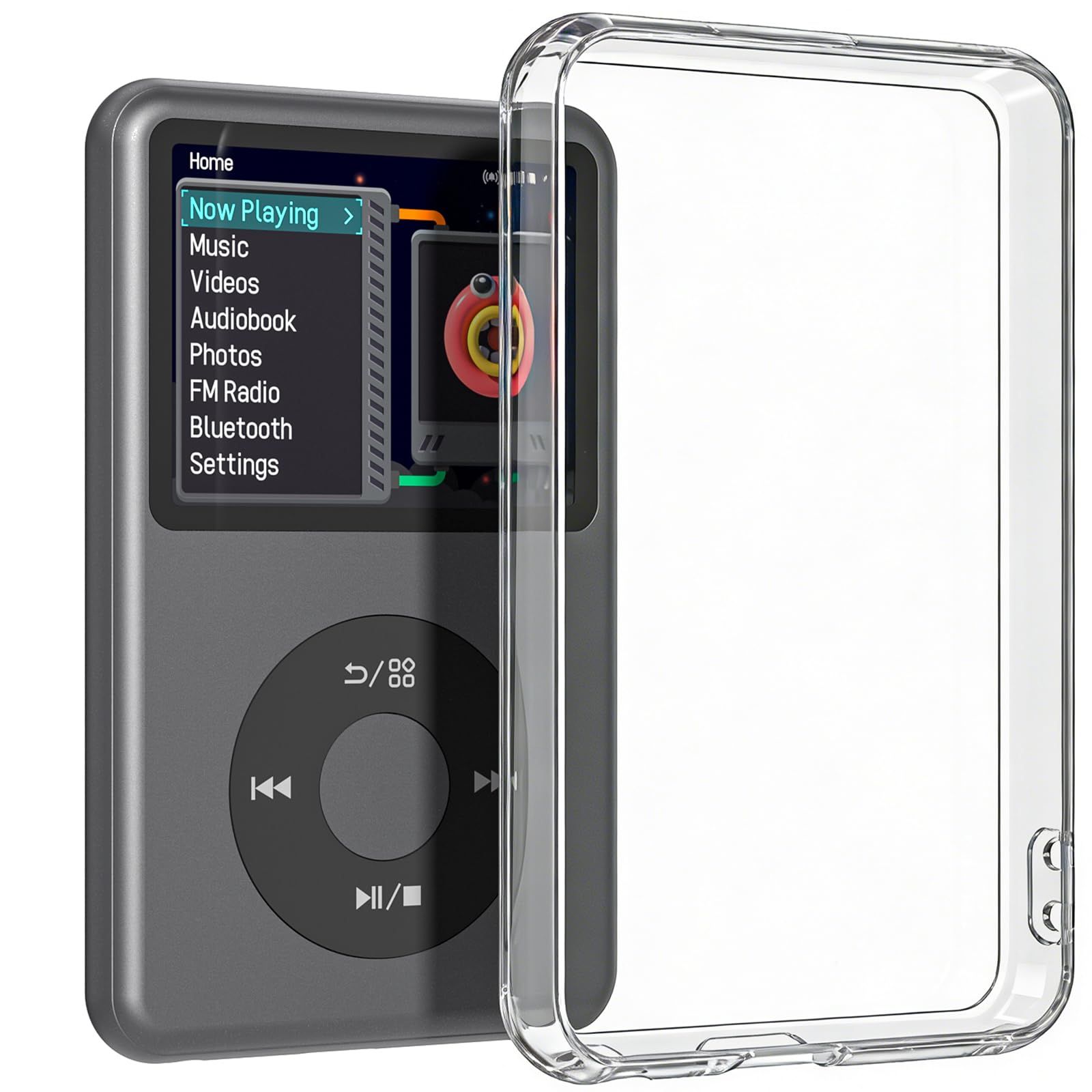 Y1 MP3プレーヤーケース、落下に強いシリコンケース、コンパクトで軽量、ユーザーフレンドリー