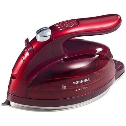 【新品/在庫あり】東芝 TOSHIBA 海外向けアイロン TA-FVW100(R) スチームアイロン ツーリストモデル レッド　220V仕様