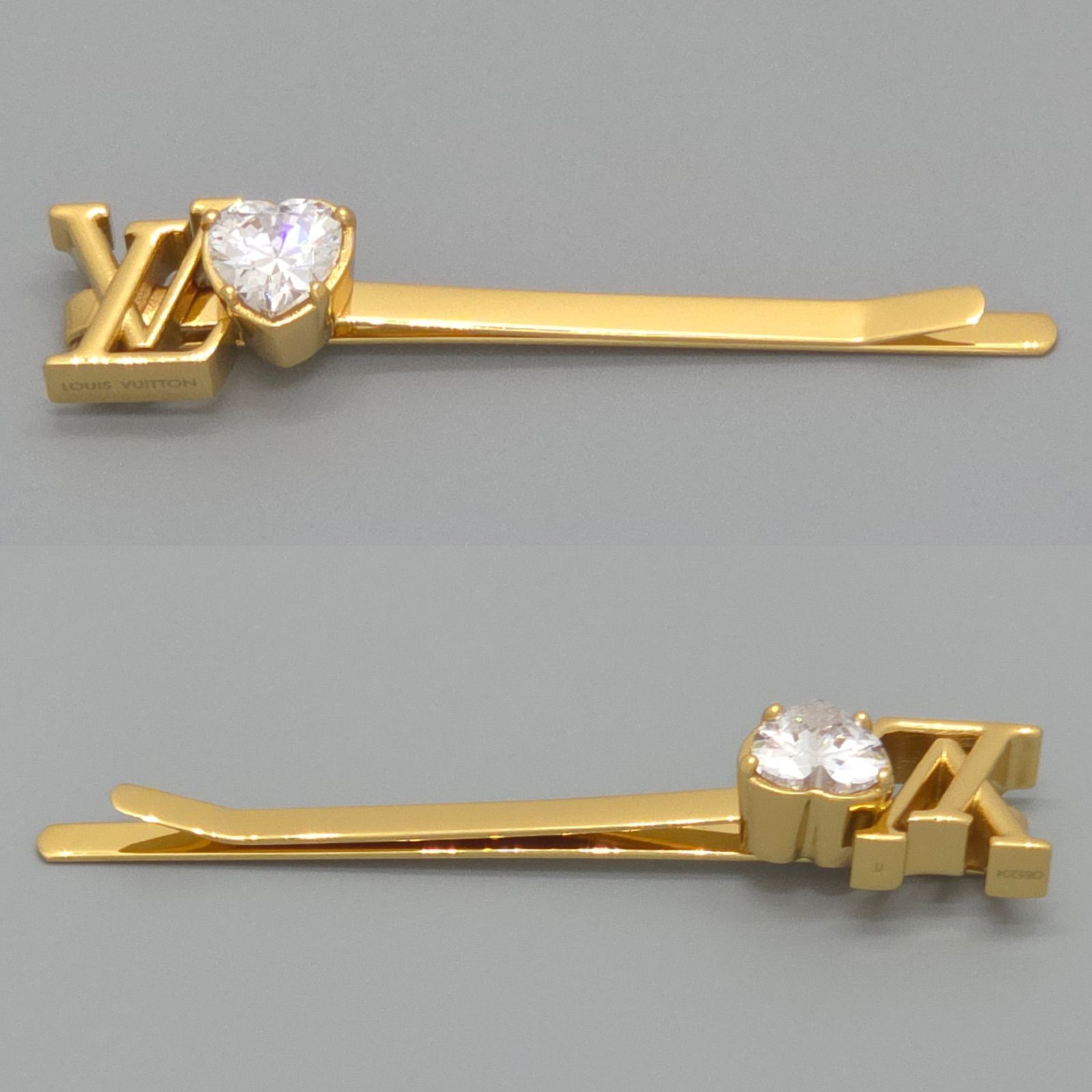LOUIS VUITTON ルイヴィトン M02390 バレッタ・LV アイコニック ハート
