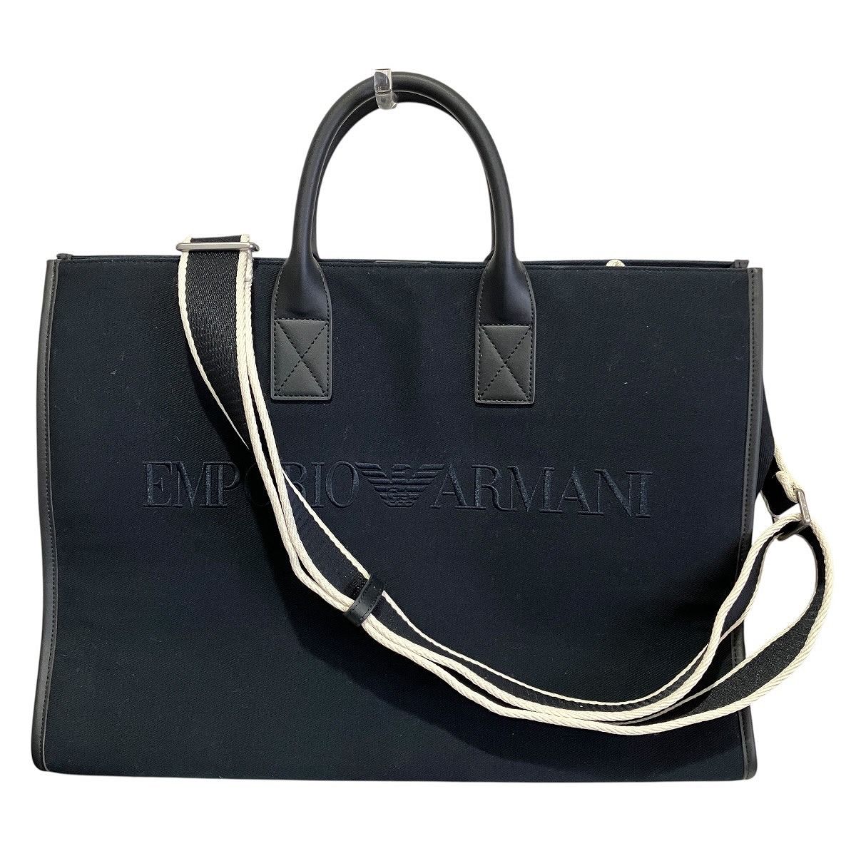 エンポリオ・アルマーニ Emporio Armani ショルダーバッグ キャンバス レザー Y4N173 メンズ