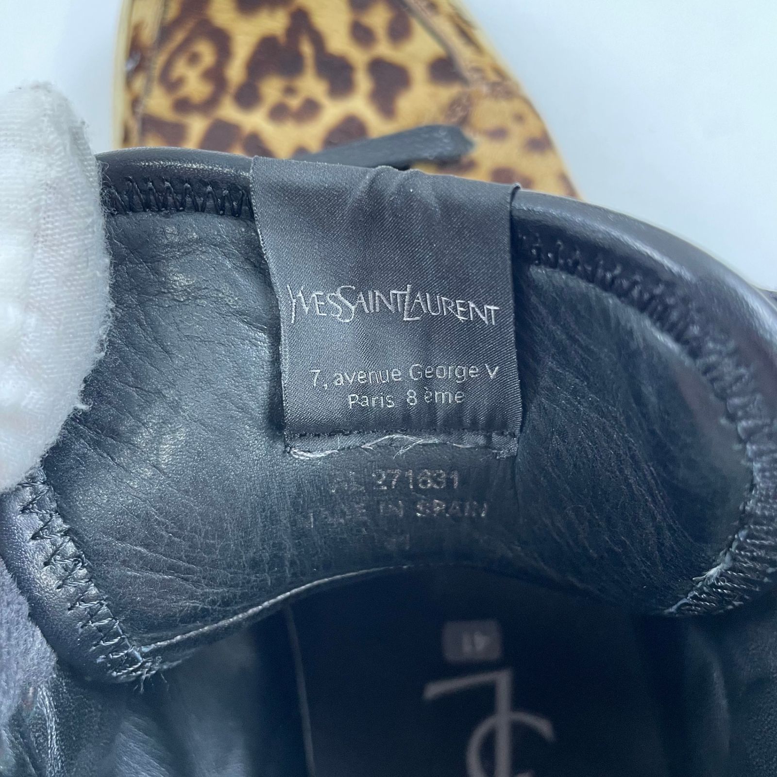 Yves Saint Laurent / レオパードハイカットスニーカー 参考定価