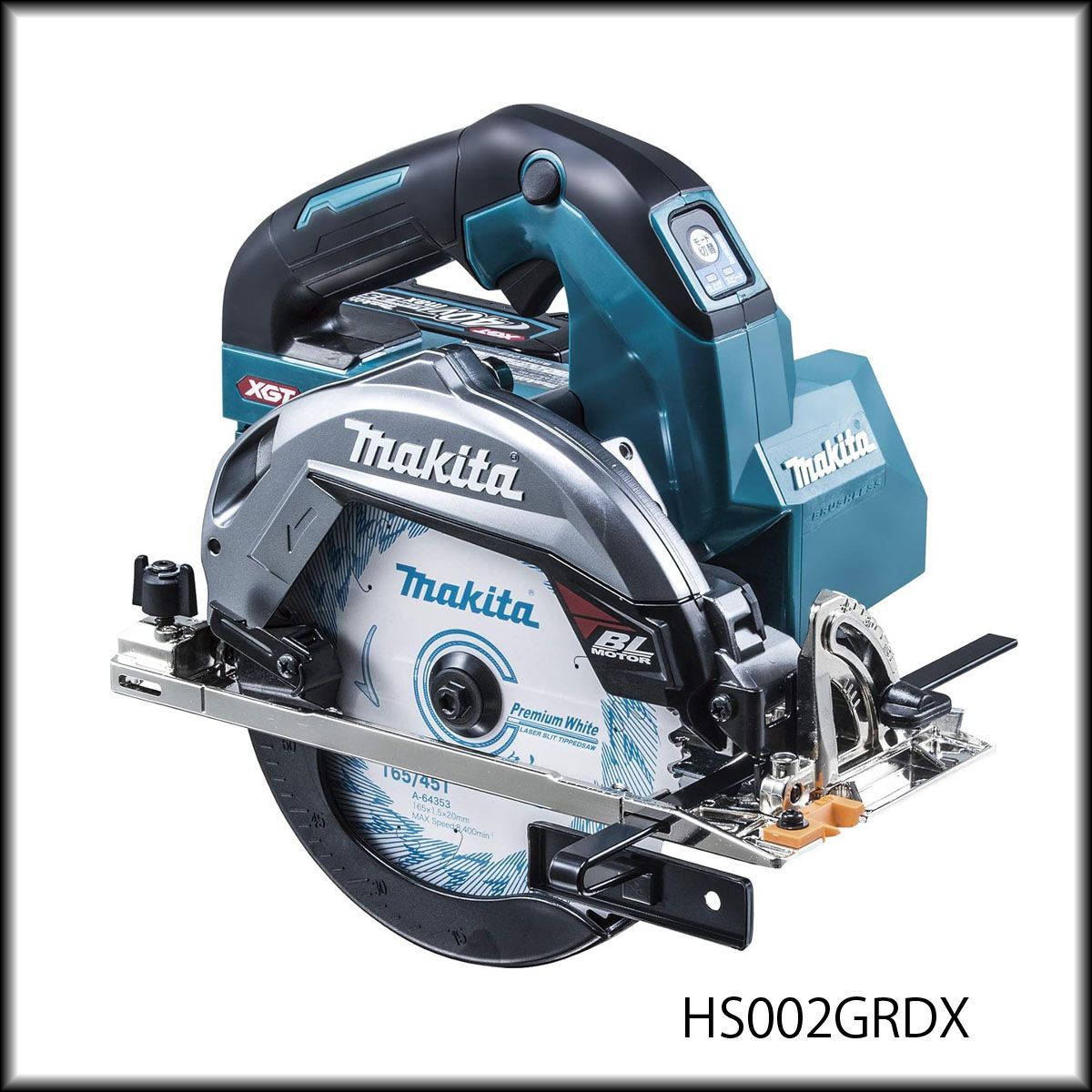 新品◆マキタ◆充電式マルノコ 165mm HS002GRDX 鮫肌 40V maxバッテリー 2個・充電器付き 質