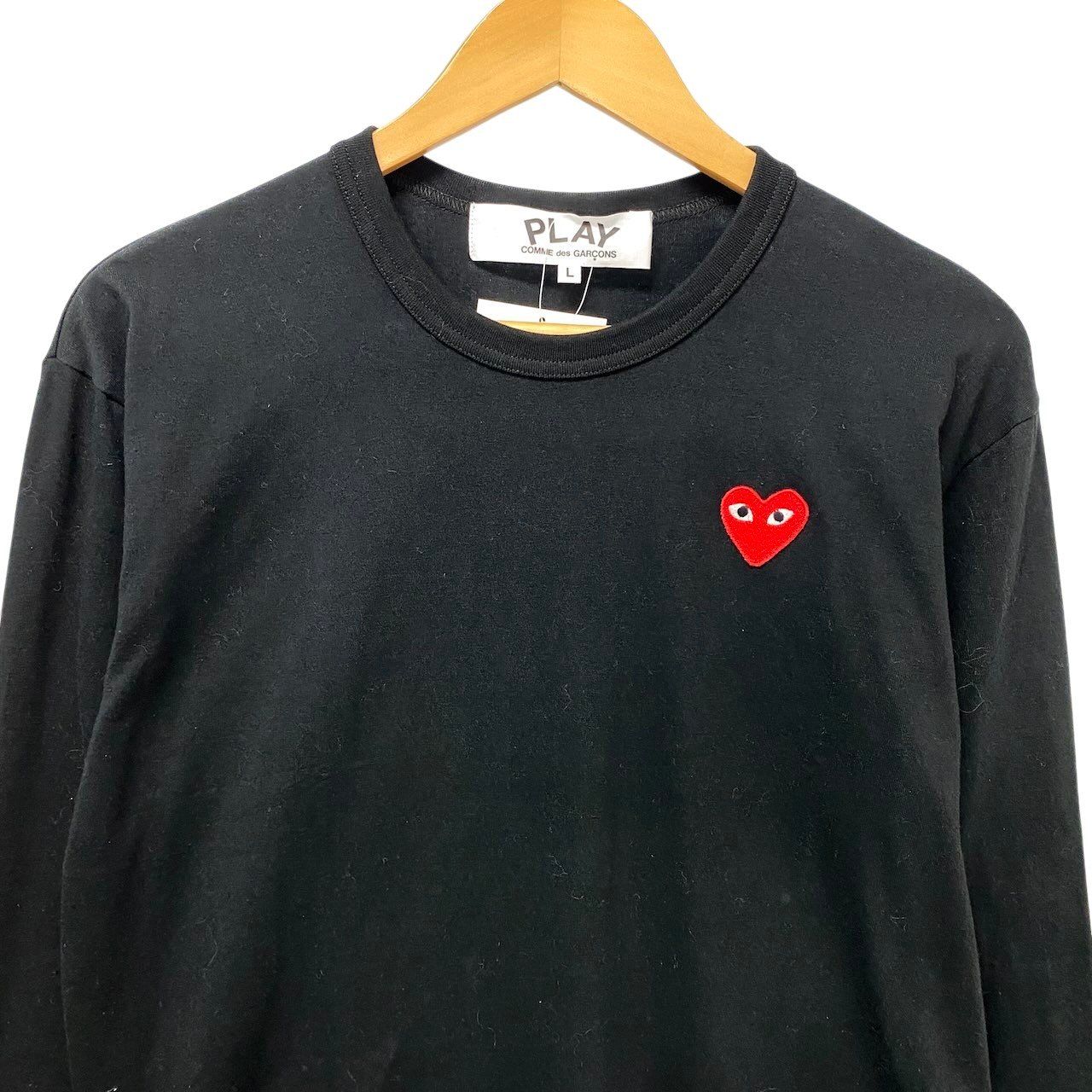 32e16 PLAY COMME des GARCONS プレイコムデギャルソン 長袖Tシャツ 