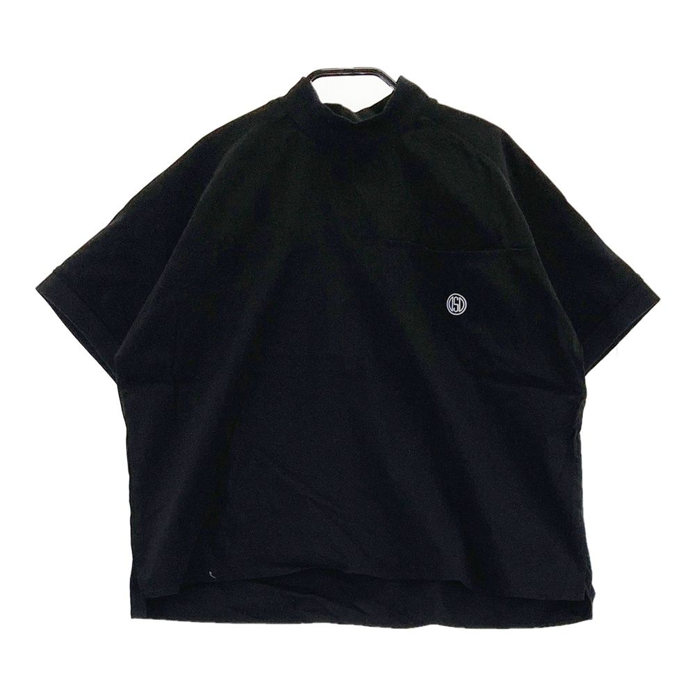 サイズ：M OBSIDIAN オブシディアン モックネック 半袖Tシャツ