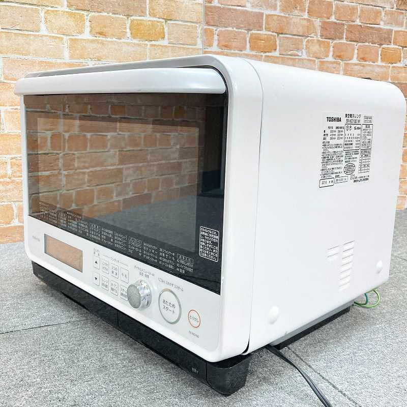 【超メルカリ市セール】東芝 ER-ND500(R) 31L2016年製 中古品】【完動品】 TOSHIBA 東芝 電子レンジ 石窯ドーム 「ER-ND100