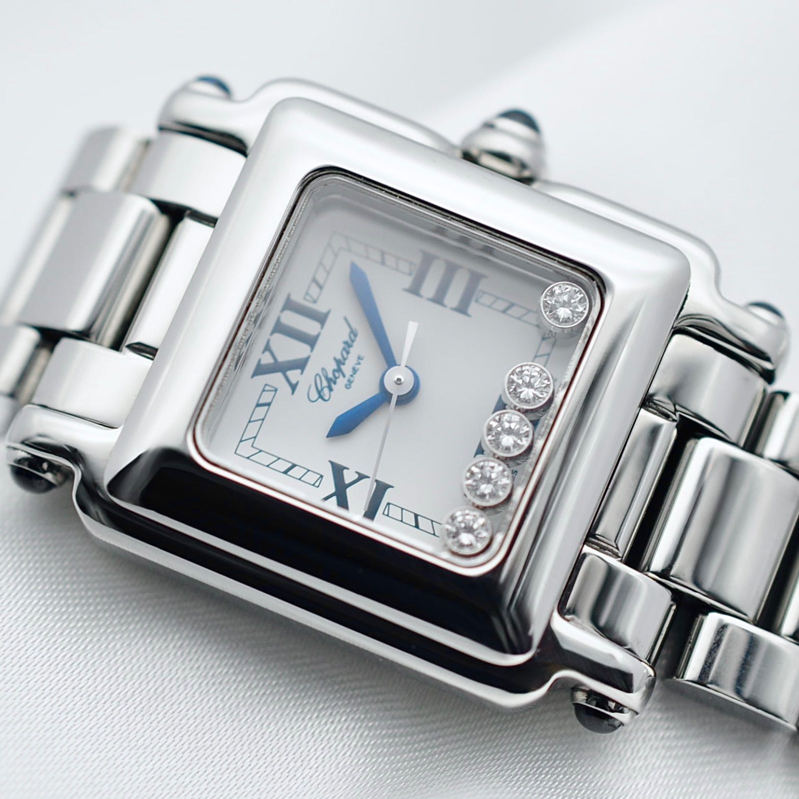 Chopard 新品同様 ハッピースポーツ 27/8893-23 5Pダイヤ W00222
