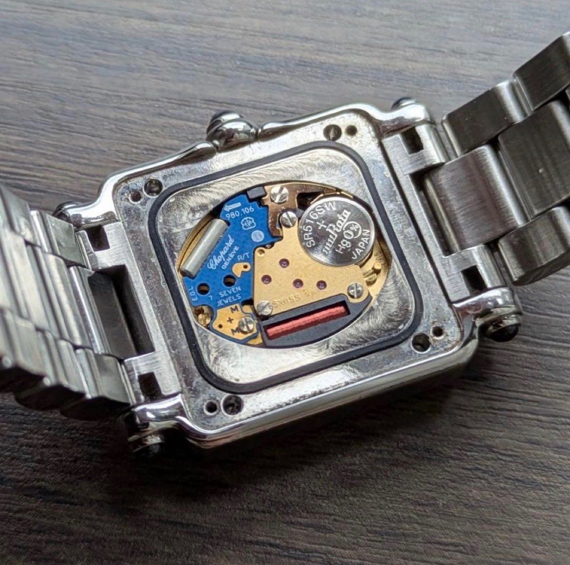 Chopard 新品同様 ハッピースポーツ 27/8893-23 5Pダイヤ W00222 