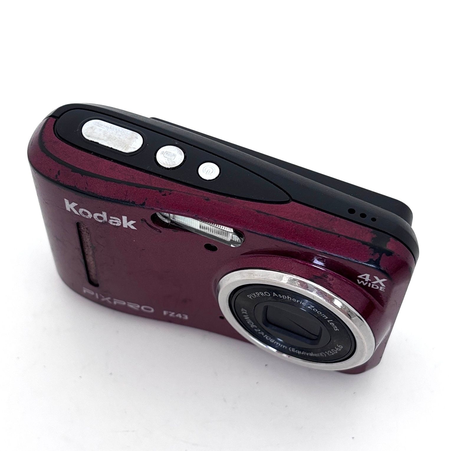 コダック】Kodak PIXPRO FZ43 レッド デジカメ + SDカード #T562