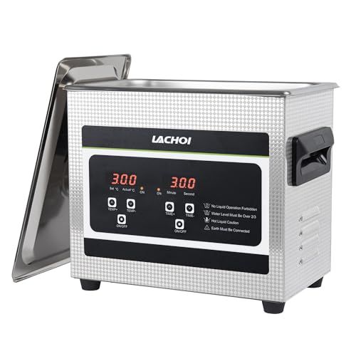 超音波洗浄機 業務用 3.2L 超音波洗浄器 PSE認証取得 メガネ 超音波洗浄機 超音波クリーナー 卓上型 40KHz 超音波 洗浄機 タイマー/温度設定可能 入れ歯 眼鏡 時計 アクセサリー洗い用 超 音波 洗浄 機 日本語説明書付き ( 8235e25f