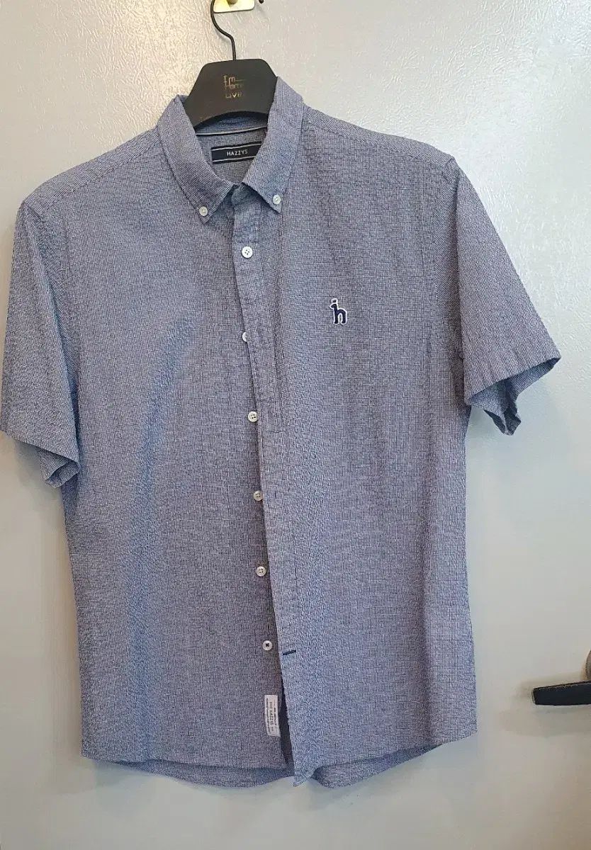 ヘジス メンズ 半袖シャツ ブルー CHECK (涼しい生地) 100サイズ 5,413円