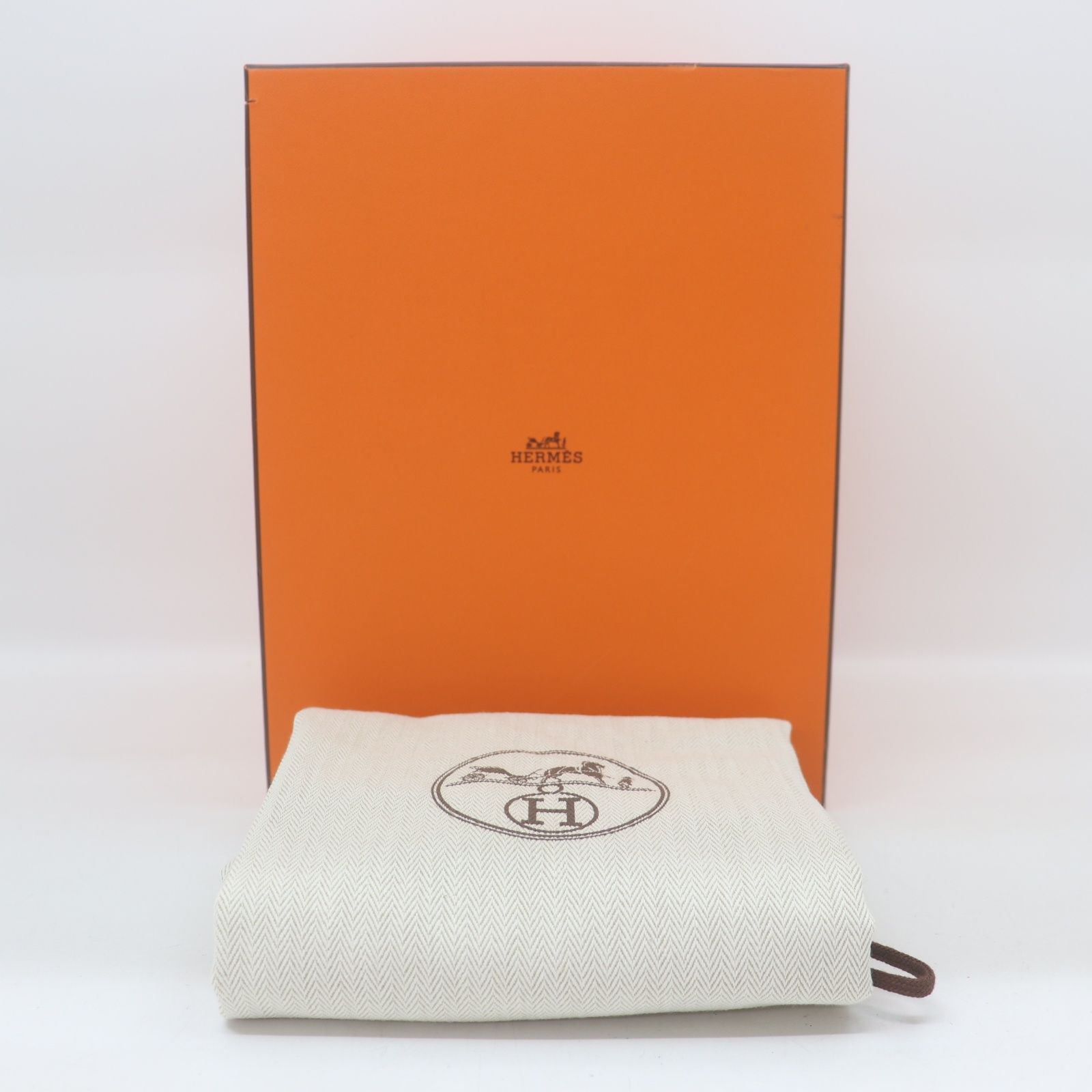 美品　エルメス　ピコタン PM　巾着袋　保存袋　空箱　125 ギフトボックス ITBD3OCM33B4 HERMES エルメス ピコタンPM 125 空箱 保存袋 オレンジ