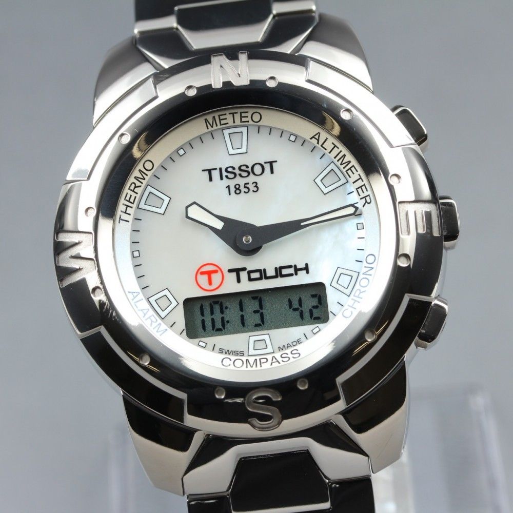 【稼働品】TISSOT T-Touch Z 252/352P クオーツ メンズ #16735