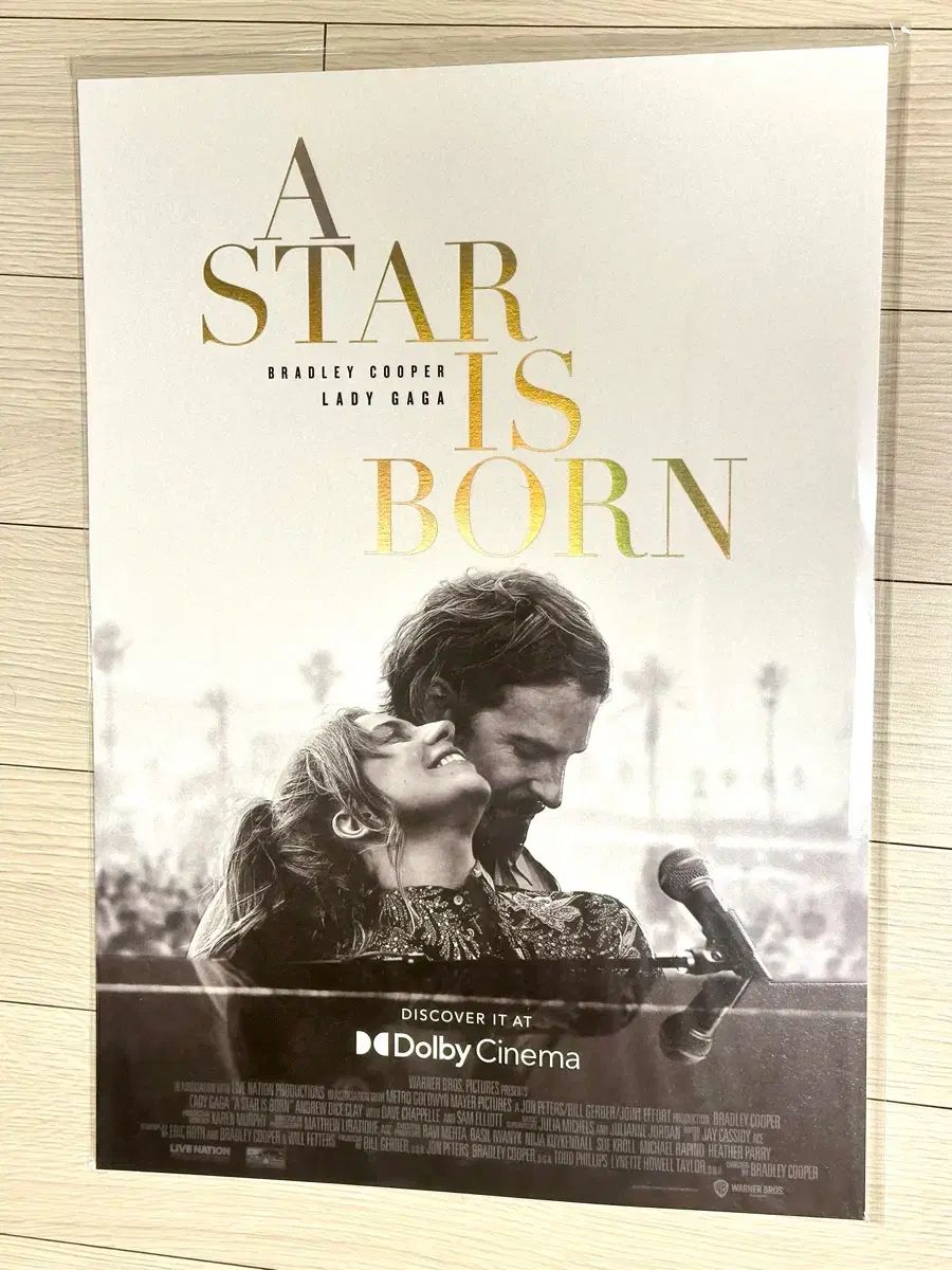 超レア限定モデル 映画 スターズ・イズ・ボーン Dolby ポスター (A3) レディー・ガガ ブラッドリー・クーパー