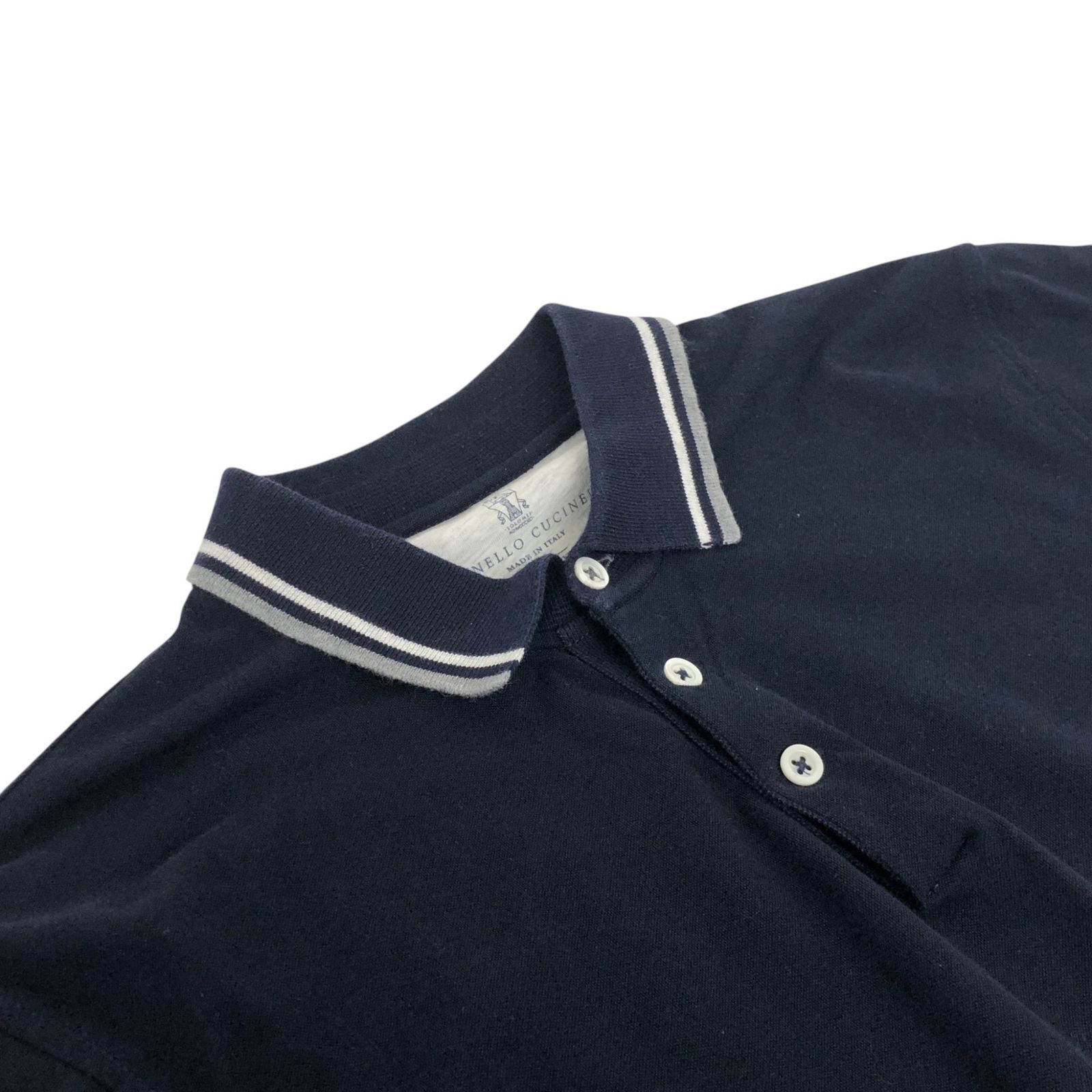 Brunello Cucinelli/ブルネロクチネリ/ポロシャツ/SLIM FIT/ネイビー