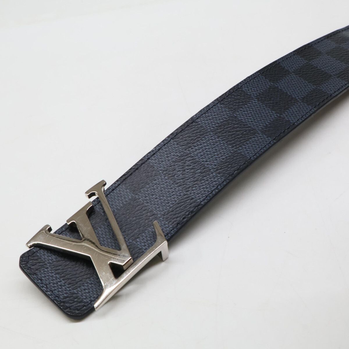 LOUIS VUITTON ルイヴィトン  M0087 ﾈｲﾋﾞｰ ﾀﾞﾐｴ ｺﾊﾞﾙﾄ ｻﾝﾁｭｰﾙ ﾍﾞﾙﾄ 100/40 LOUIS VUITTON ルイヴィトン M0087 ネイビー ダミエ コバルト サン